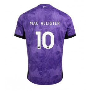 Lacne Muži Futbalové dres Liverpool Alexis Mac Allister #10 2023-24 Krátky Rukáv - Tretina